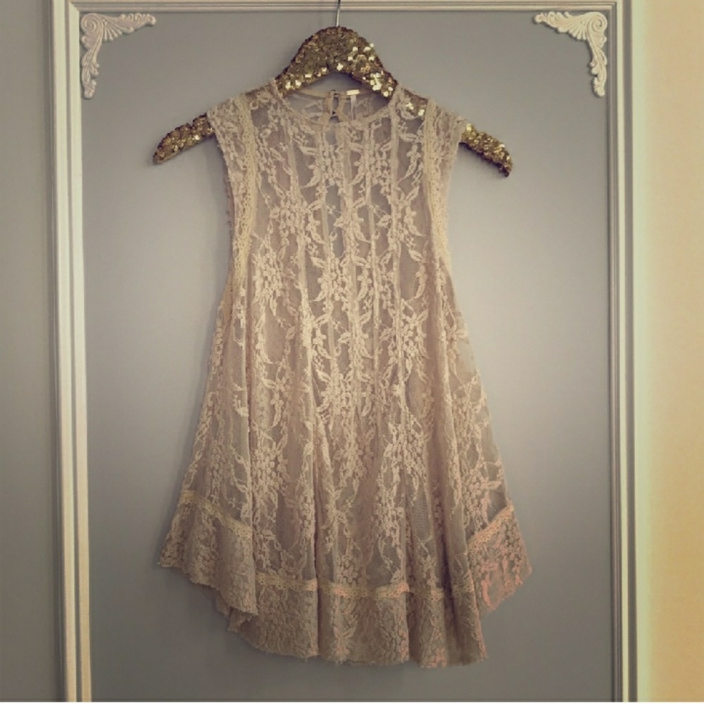Free people lace tunic